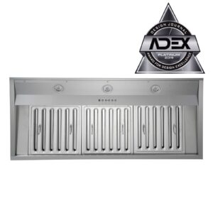 KOBE Premium Series Stainless Steel Kitchen Range Hood Insert 48"