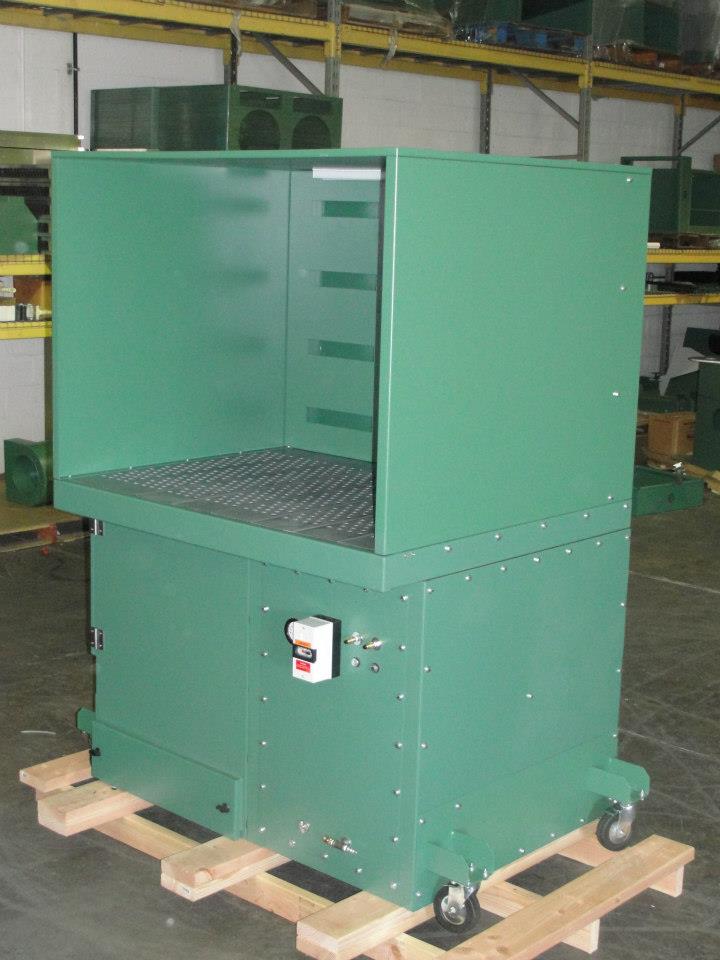 AER APB-4250 3X4 5 HP Powered Bench Downdraft Table - Image 6