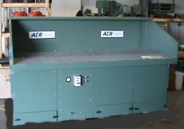 AER APB-48102 4X8 7.5 HP Powered Bench Downdraft Table