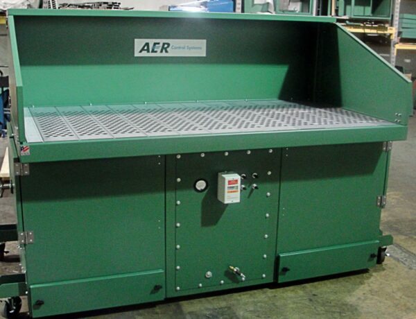 AER APB-4276 3X6 5 HP Powered Bench Downdraft Table - Image 4