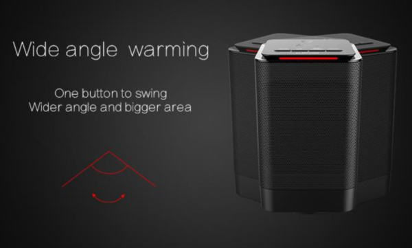 Airdog Mini Oscillating Desktop Fan Space Heater - Image 10