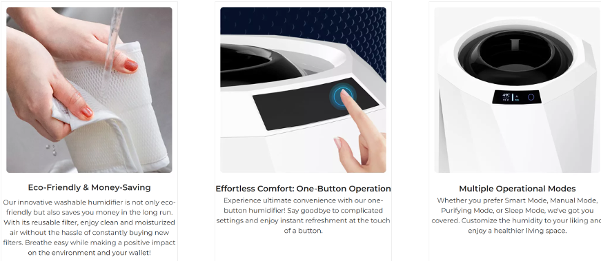 Airdog MOI Mold-Free Evaporative Humidifier - Image 4