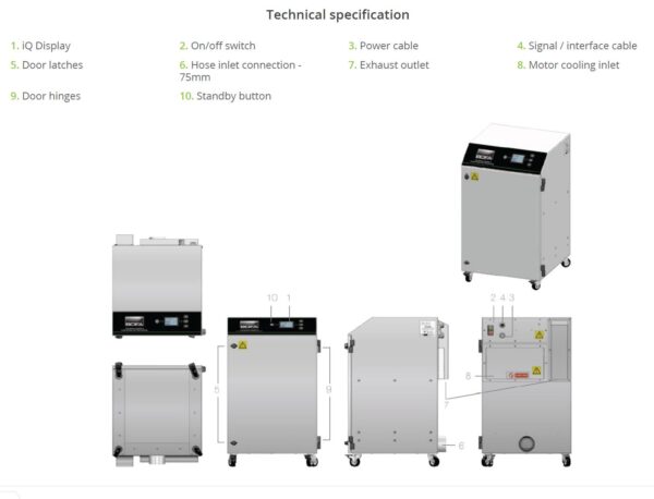 BOFA Oracle SA iQ Fume Extractor and Dust Collector - Image 3