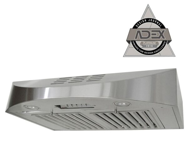 KOBE CHX38 SQBD-3 BRILLIA Series Ductless Under Cabinet Range Hood 30" - Image 6