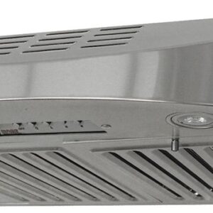 KOBE CHX38 SQBD-3 BRILLIA Series Ductless Under Cabinet Kitchen Hood 36"