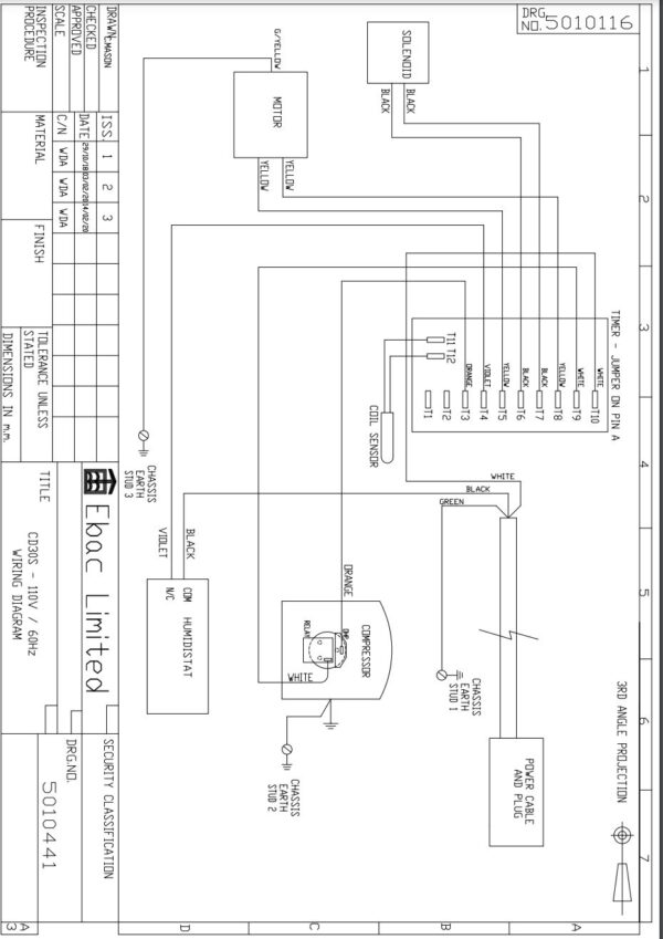 EBAC EIP CD-30S Portable Commercial Dehumidifier Machine - Image 4