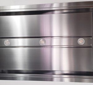 Imperial Flush Ceiling Mounted Ducted Island Kitchen Range Hood - 42 Inch