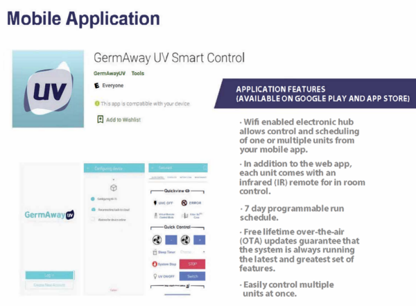 GermAwayUV Centurion Wall Mount UV Light Air Sanitizer Purifier - Image 9