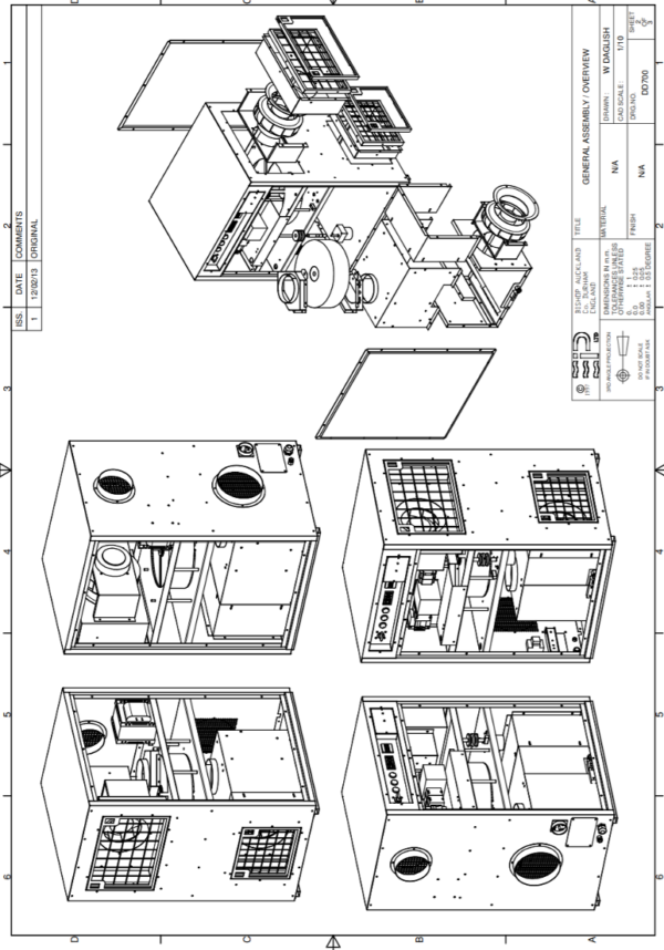 EBAC DD700 Portable Desiccant Dehumidifier 460V 3 PH - Image 4