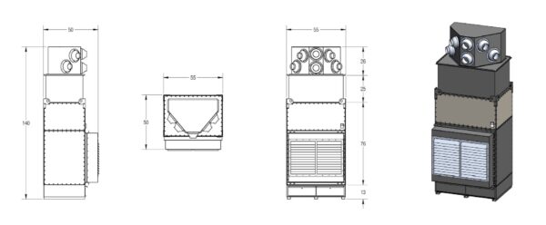 Diversitech AirHawk Commercial Ambient Air Cleaner - Image 4