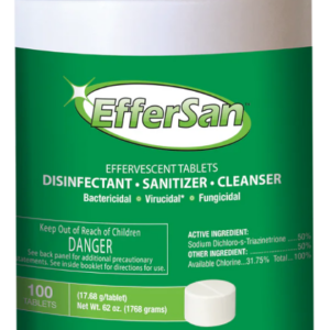 EfferSan 100-count 17.68 gram Hypochlorous Acid (HOCL)Disinfectant Cleaning Tablets