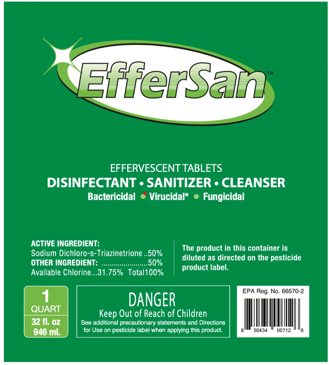 EfferSan 32 oz Ready to Use Spray Bottle Only - Image 2