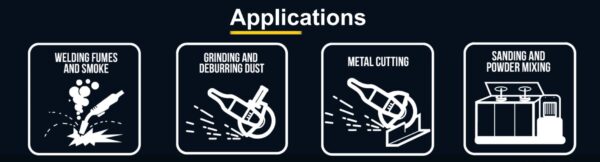 FumeXtractor FX-DDT 3X4 Downdraft Table Dust Collector Air Cleaner - Image 4