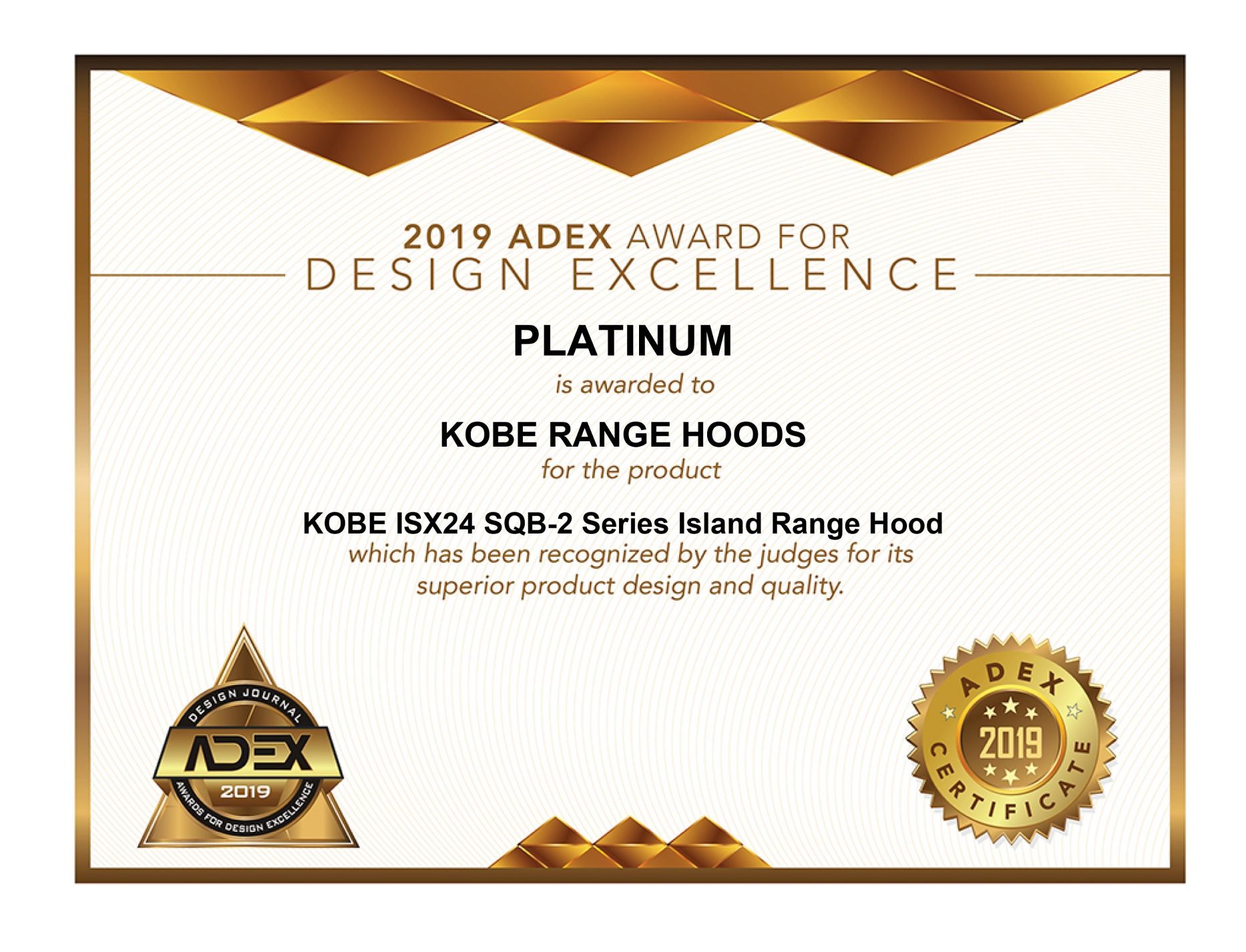 KOBE BRILLIA ISX24 SQB-2 Island Kitchen Exhaust Range Hood - 30" - Image 7