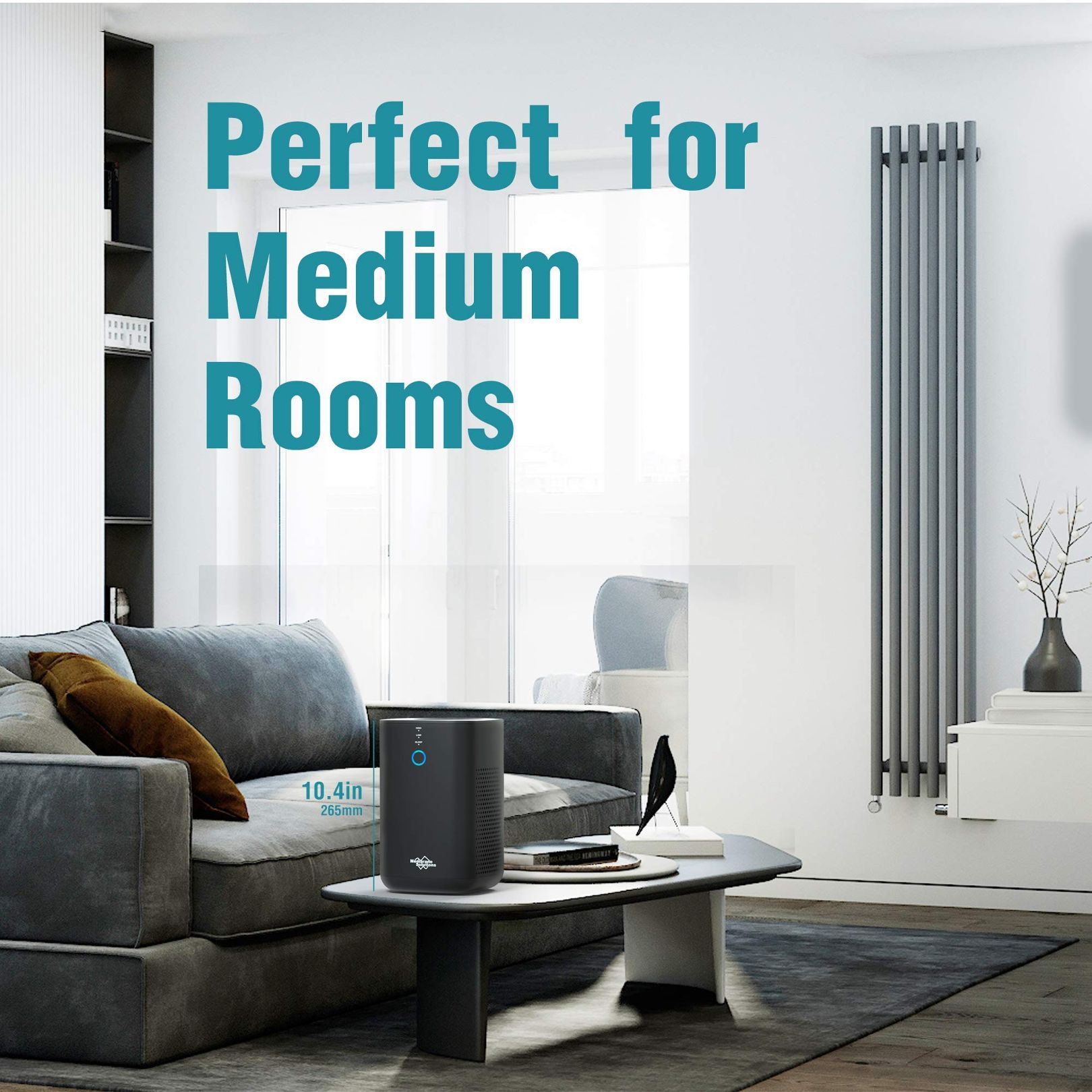 Membrane Solutions 2J8 Air Purifier with True HEPA and Carbon Filters - Image 2