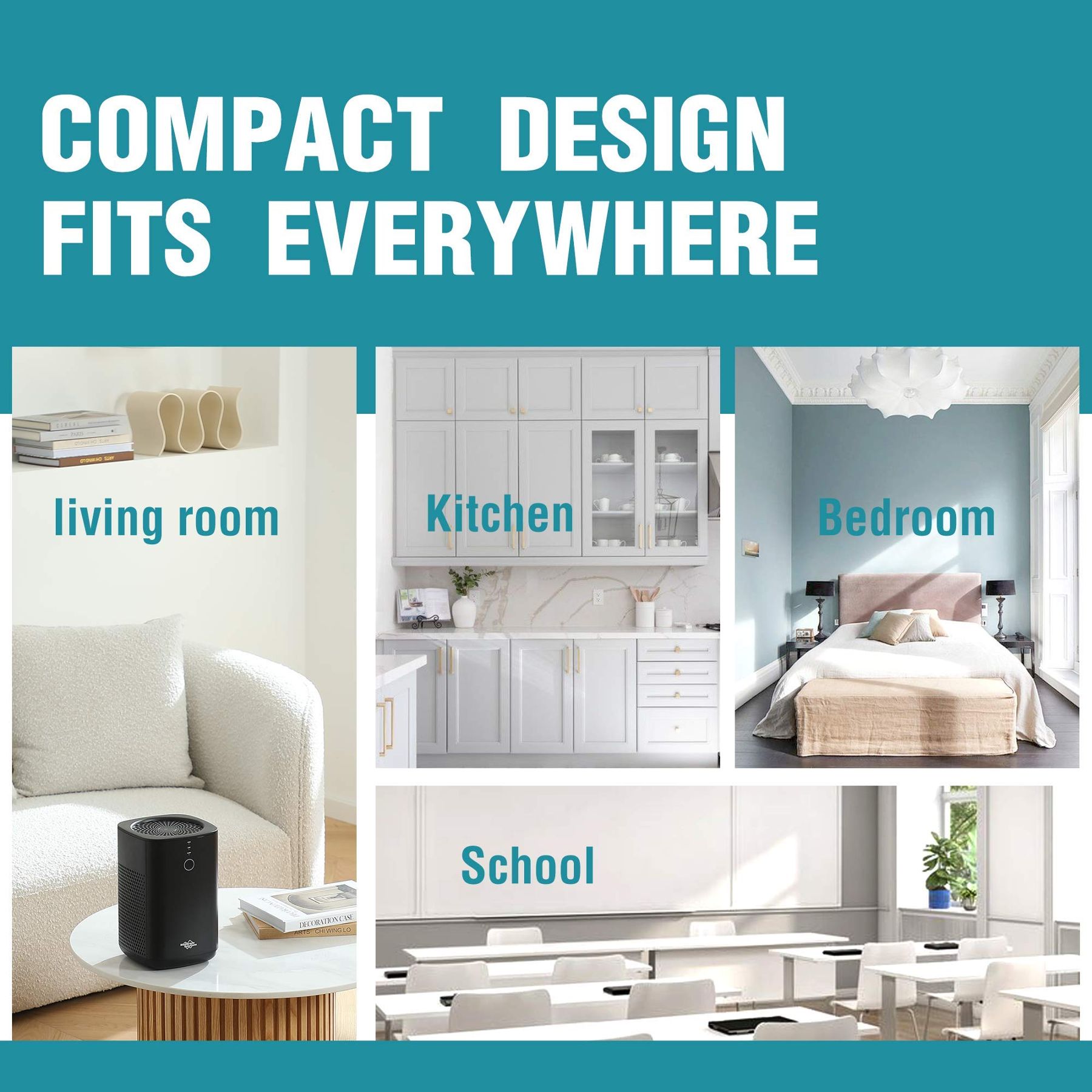 Membrane Solutions 2J8 Air Purifier with True HEPA and Carbon Filters - Image 5