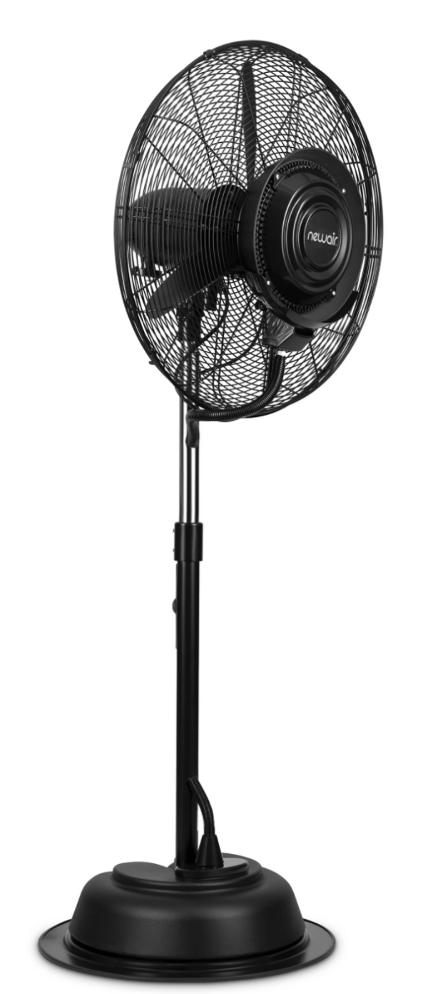 Newair 24” Free Standing Outdoor Pedestal Misting Cooling Fan - Image 2