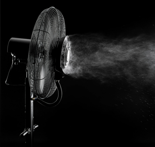 Newair 24” Free Standing Outdoor Pedestal Misting Cooling Fan - Image 3