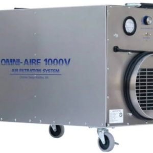 OmniAire 1000V Medical Air Cleaner with Metal Frame HEPA Filter