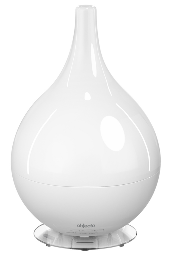 Objecto H3 Hybrid Ultrasonic Cool Mist Humidifier & Diffuser – White