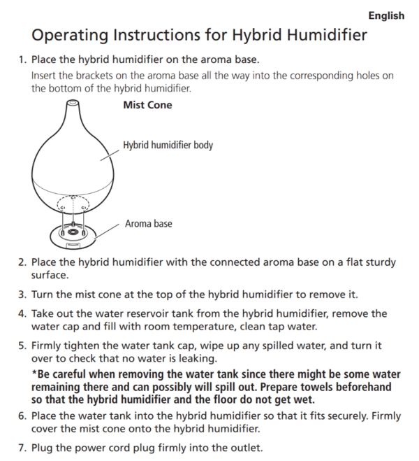 Objecto H3 Hybrid Ultrasonic Cool Mist Humidifier & Diffuser – White - Image 7