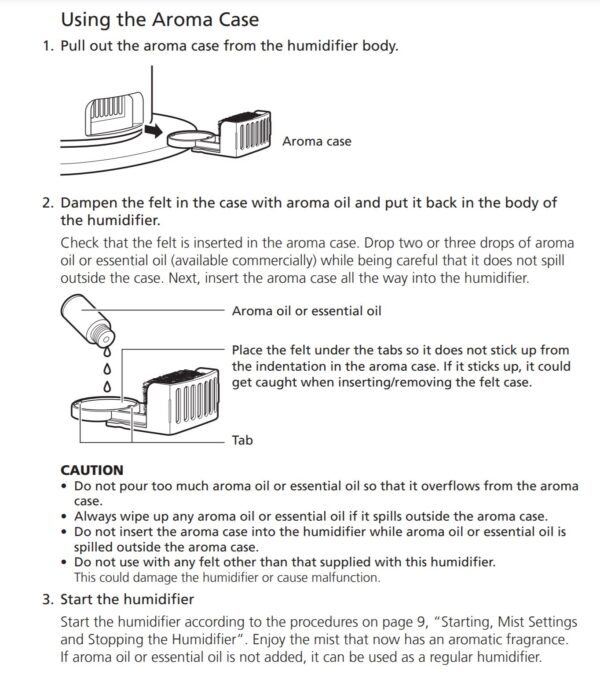 Objecto W9 Hybrid Humidifier & Aromatherapy Oil Diffuser - Dark Grain - Image 6