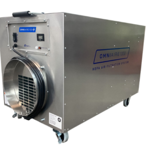 OmniAire 1000 PLUS-A Portable Commercial Negative Air HEPA Filter Cleaner with Alarm