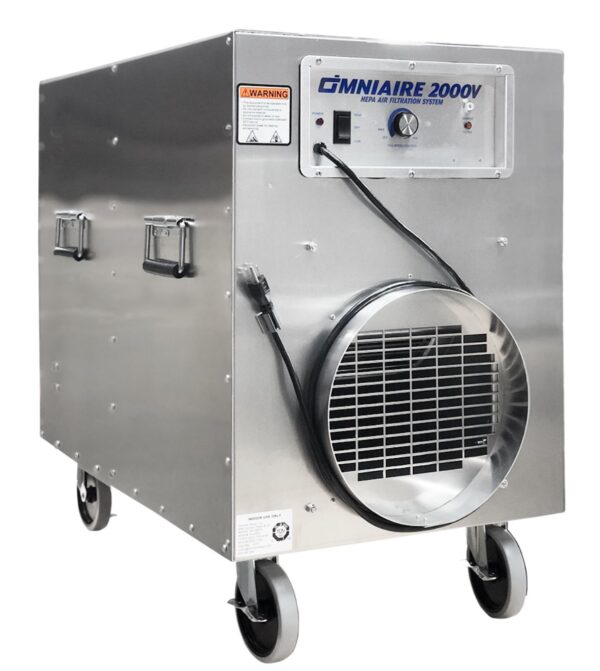 OmniAire 2000VMED Portable Medical Grade HEPA Air Cleaner