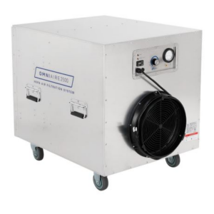 OmniAire 2500 PLUS Negative Air Cleaner with Run Time Meter