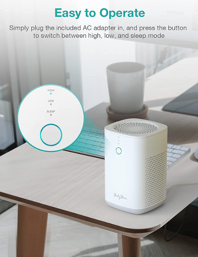 RedyPure JR6 True HEPA Filter & Carbon Scrubber Air Purifier - Image 4