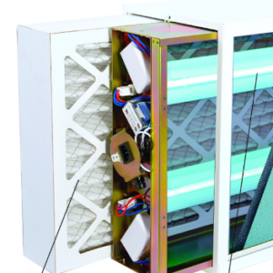 Replacement MERV 13 Filter, 2 UV Bulb Kit for Field Controls Trio 20, Trio 2000, Sun Pure SP200GS