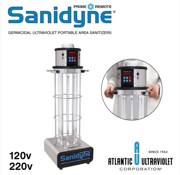 Atlantic UV Corporation Sanidyne Prime Remote Portable Air and Surface Sanitizer System - Image 2