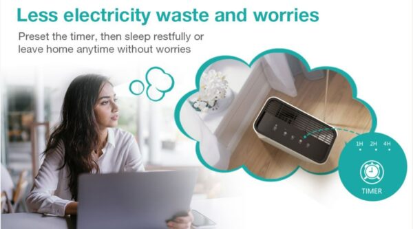 SimPure HP8 HEPA Filter and Carbon Scrubber Air Purifier - Image 4