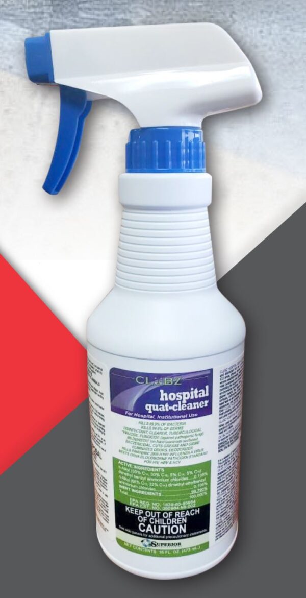 Tri-Chem Clubz RTU Hospital Grade Disinfectant Spray 16 oz 24 PK