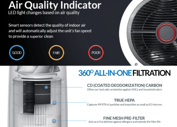 Winix NK105 Large Room WiFi Air Purifier - Image 8